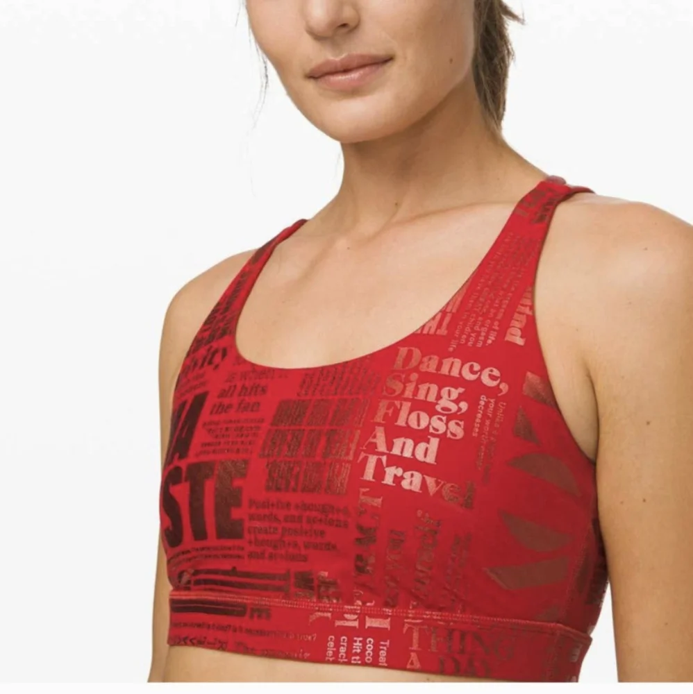 Like New LULULEMON Manifesto Energy Bra Limited Edition Size 4